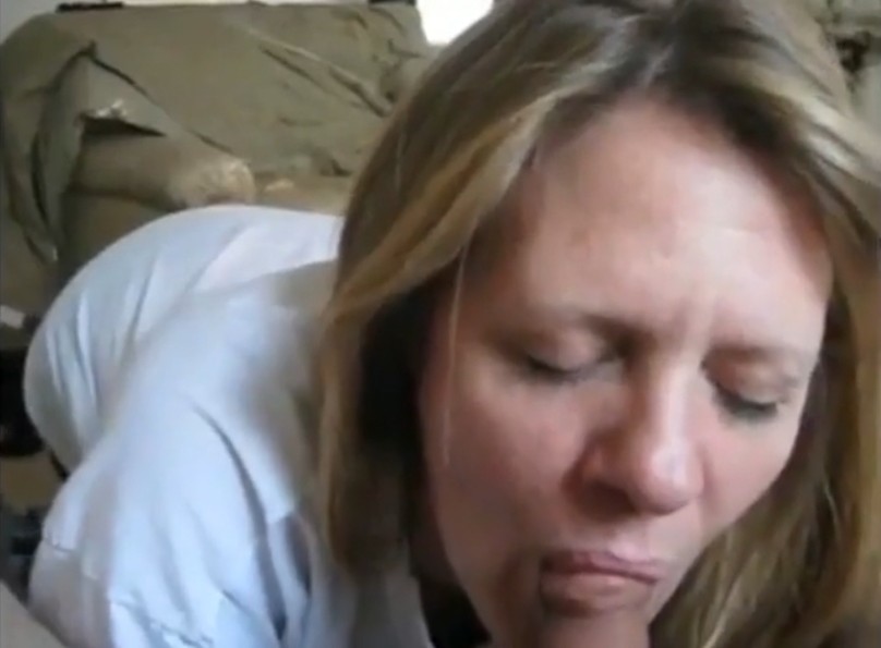 Mom loves sucking son cock