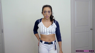 Redhead mother caught her son and daughter in bed and got excited