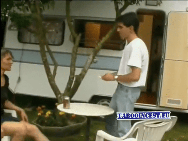 Step Mom and Son while camping