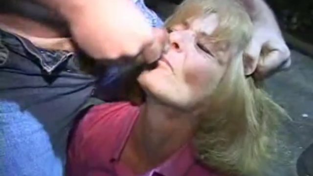 Gilf gets fucked hard in the ass on the street